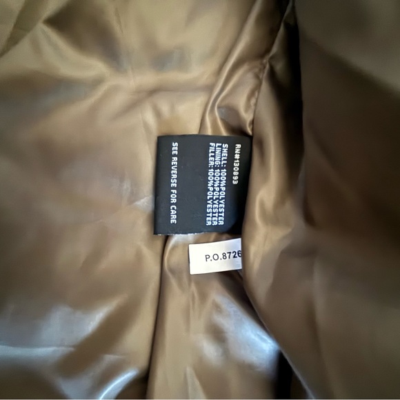 New Balance Olive Puffer Vest - Picture 5 of 6